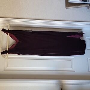 NWT Anthropolgie Burgundy Velvet Dress 2